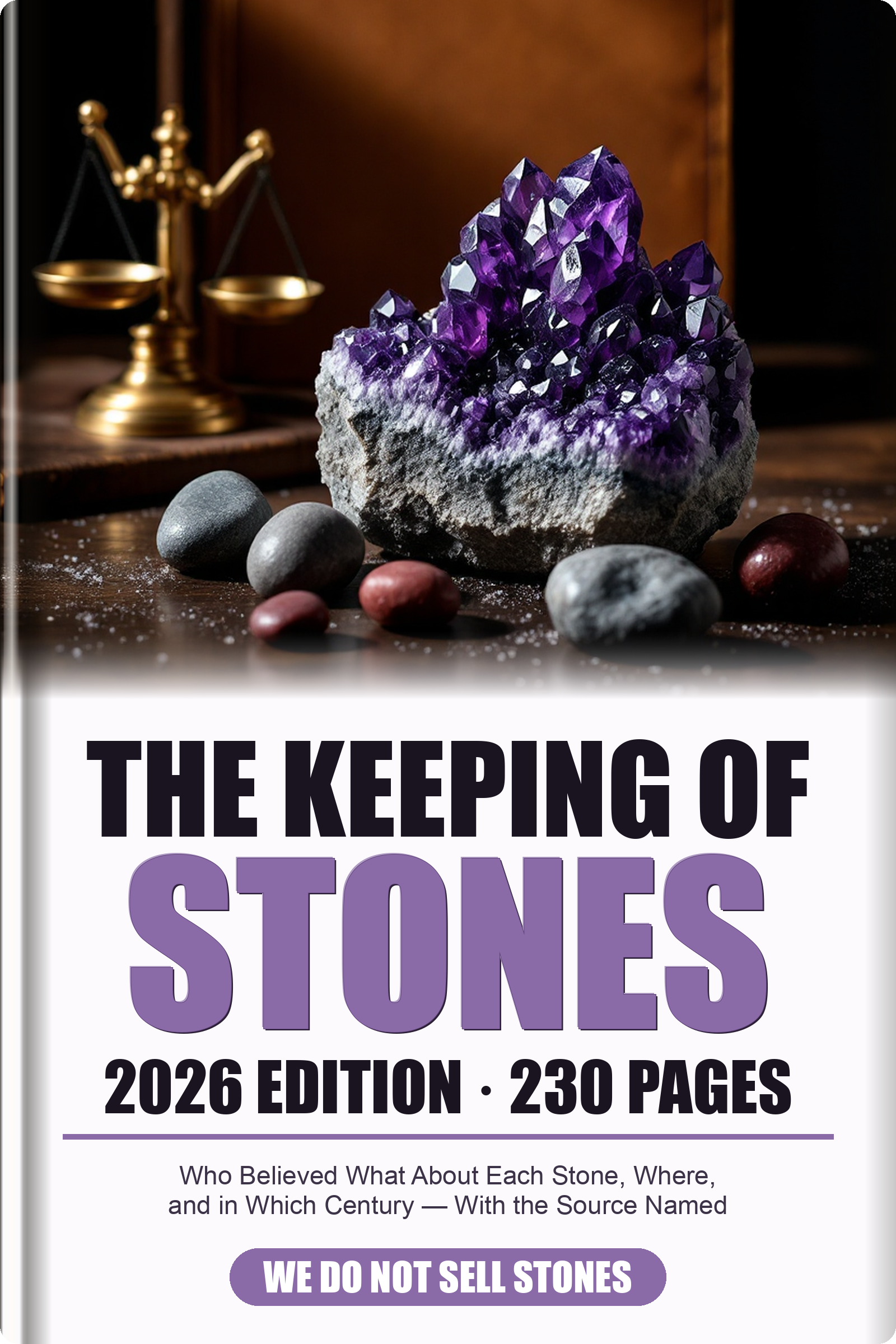 Cover of The Keeping of Stones — Who Believed What About Each Stone, Where, and in Which Century, With the Source Named